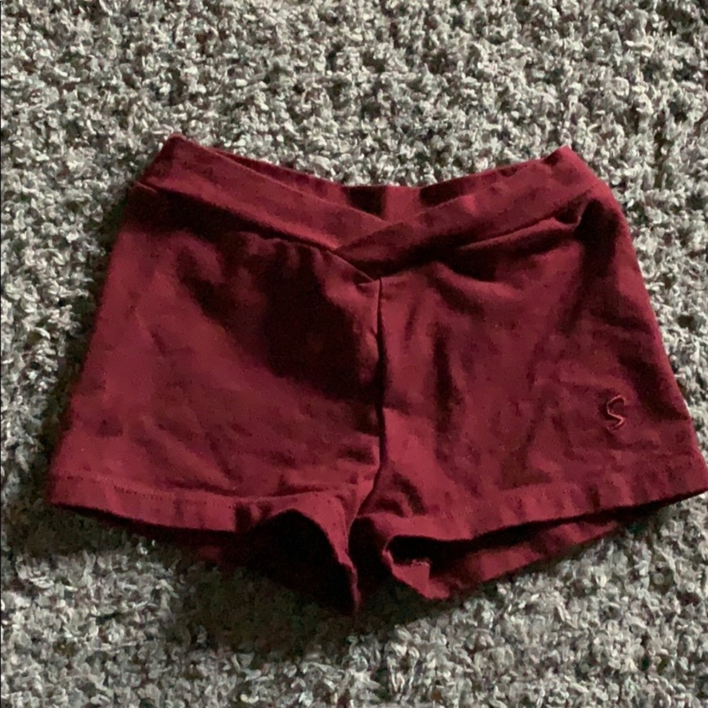 Cotton Spandex Short | Burgundy